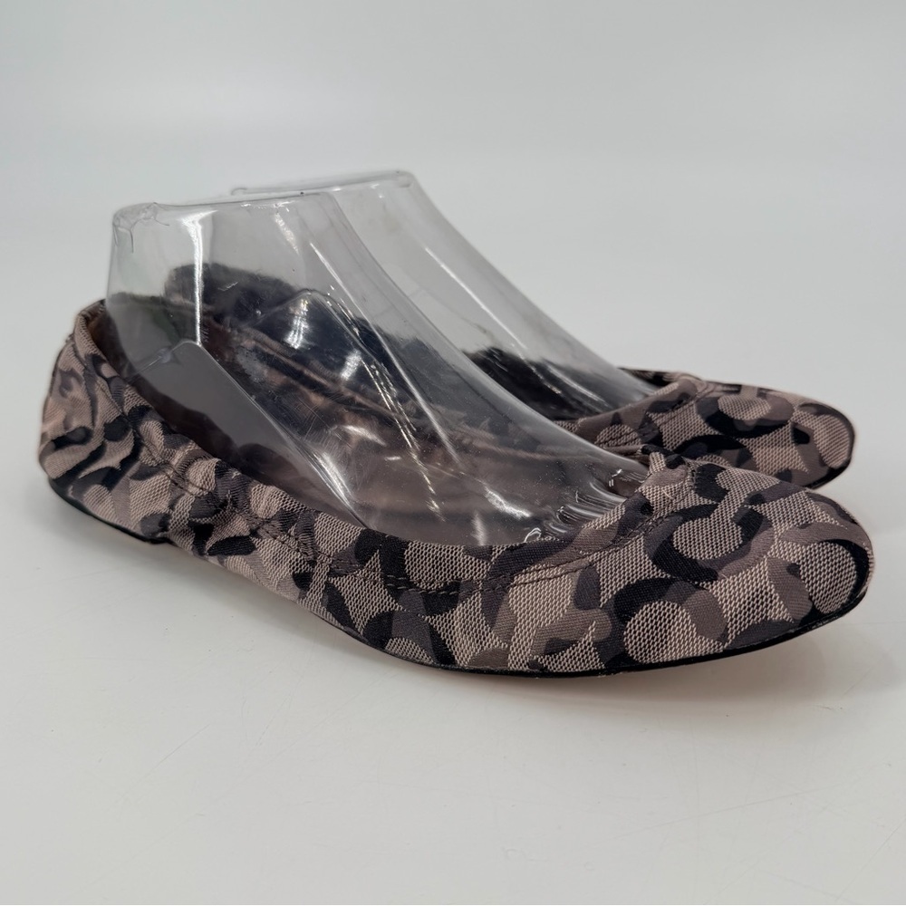 Coach Vintage Y2K OP Art Logo Ballet Flats 9